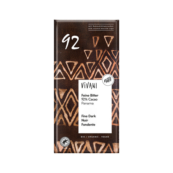 Vivani Tmavá čokoláda 92% Panama BIO (80 g)