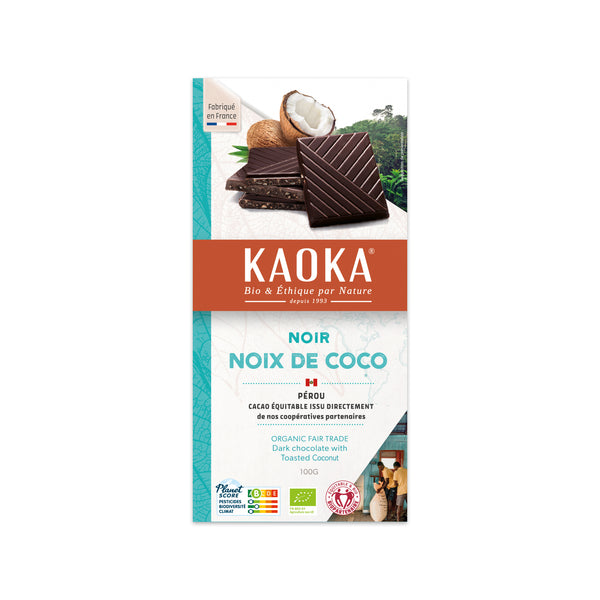 665295 Čokoláda hořká s kokosem 100 g BIO KAOKA-1