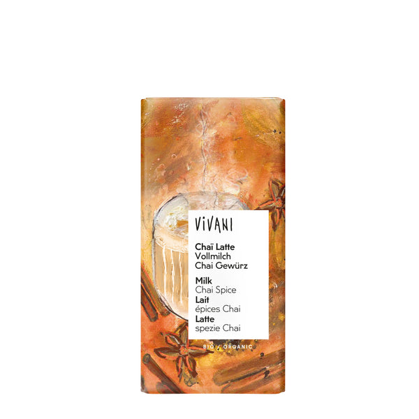665380 Čokoláda mléčná s kořením Chai latte 80 g BIO VIVANI-1