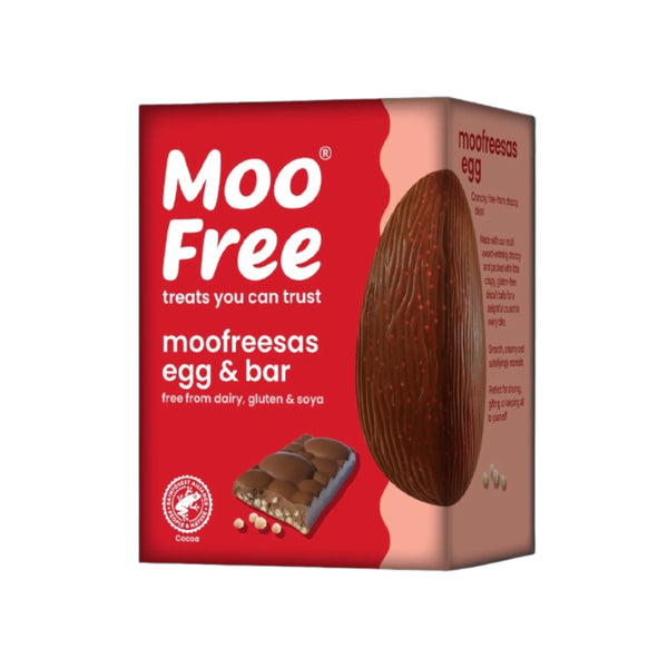 665396 Vajíčko a tyčinka kakaová s kousky křupavých sušenek 135 g MOO FREE-1