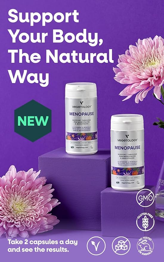 Vegetology Menopause - Vitamíny a minerály pro ženy v přechodu(60 kapslí)