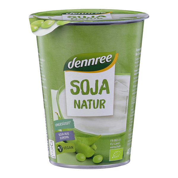 711072 Soja natur sójová alternativa jogurtu 400 g BIO DENNREE-1