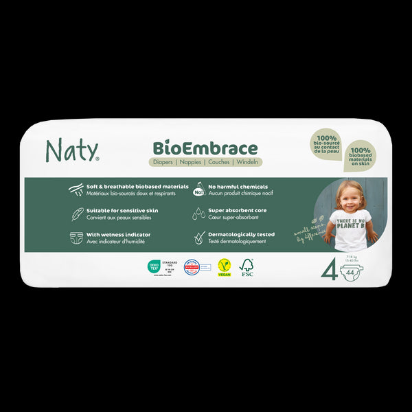 Naty BioEmbrace Ekoplenky Maxi - vel. 4 (7 - 18 kg) (44 ks)