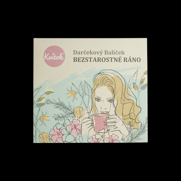 Kvitok Dárkový kosmetický balíček Bezstarostné ráno