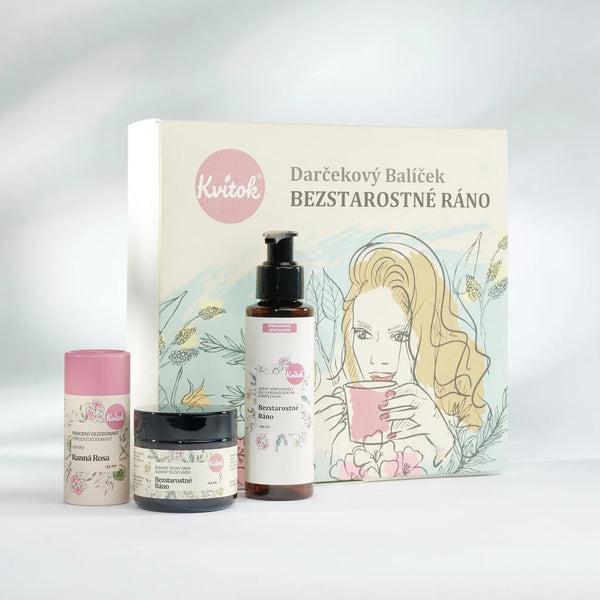Kvitok Dárkový kosmetický balíček Bezstarostné ráno