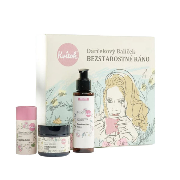 Kvitok Dárkový kosmetický balíček Bezstarostné ráno