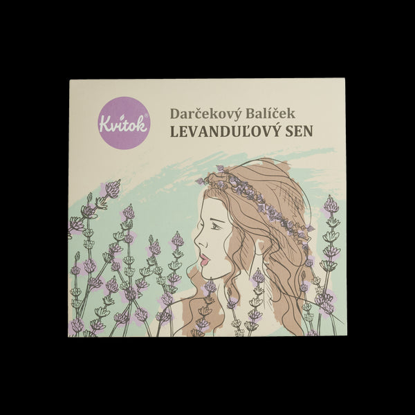 Kvitok Dárkový kosmetický balíček Levandulový sen