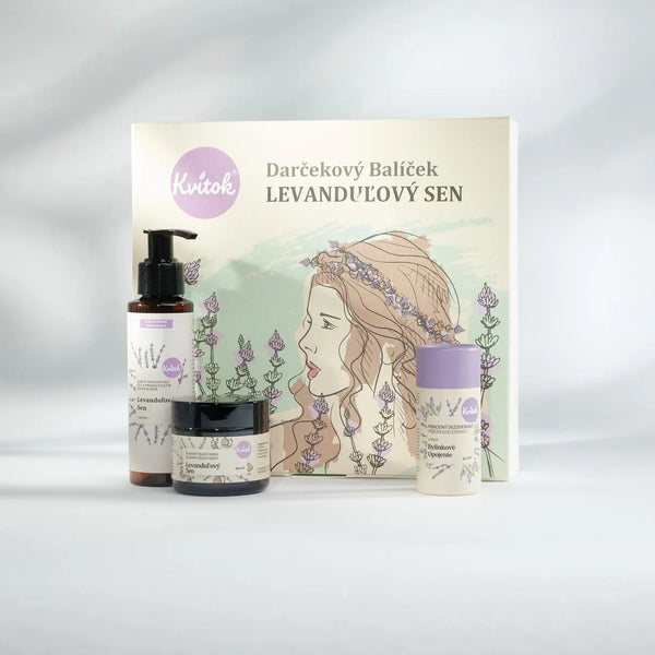 Kvitok Dárkový kosmetický balíček Levandulový sen