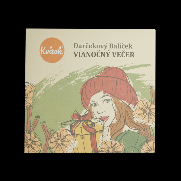 Kvitok Dárkový kosmetický balíček Vánoční večer