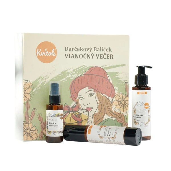 Kvitok Dárkový kosmetický balíček Vánoční večer