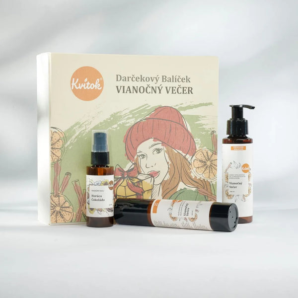 Kvitok Dárkový kosmetický balíček Vánoční večer
