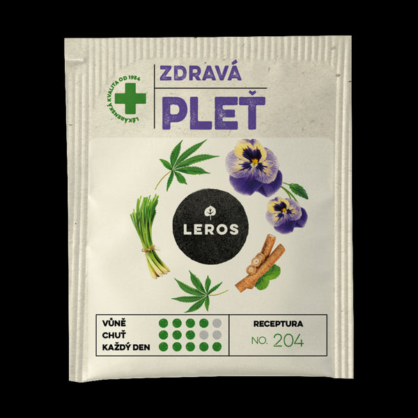 LEROS Bylinný čaj Zdravá pleť - nálev. sáčky (20 x 1,5 g)