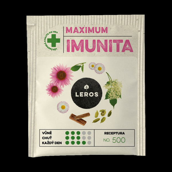 LEROS Bylinný čaj Maximum Imunita - nálev. sáčky (20 x 1,2 g)