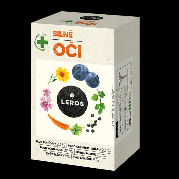 LEROS Bylinný čaj Silné oči - nálev. sáčky (20 x 1,5 g)