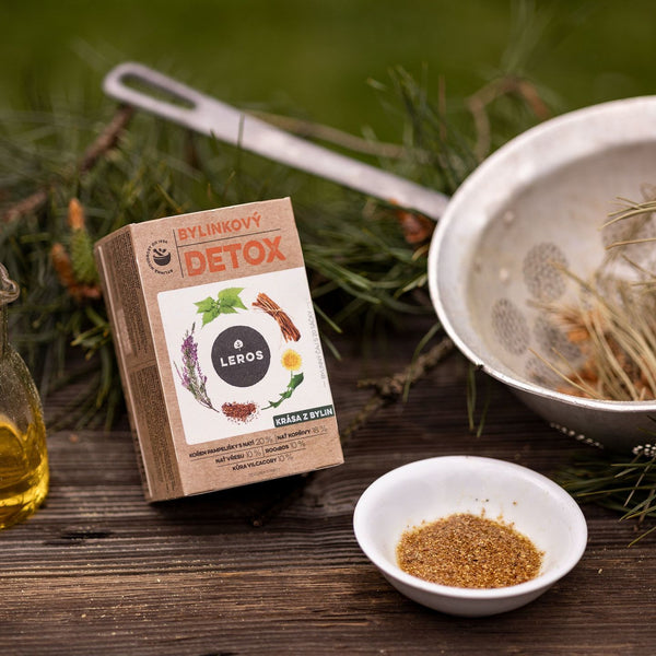 LEROS Bylinný čaj Bylinkový detox - nálev. sáčky (20 x 1,5 g)