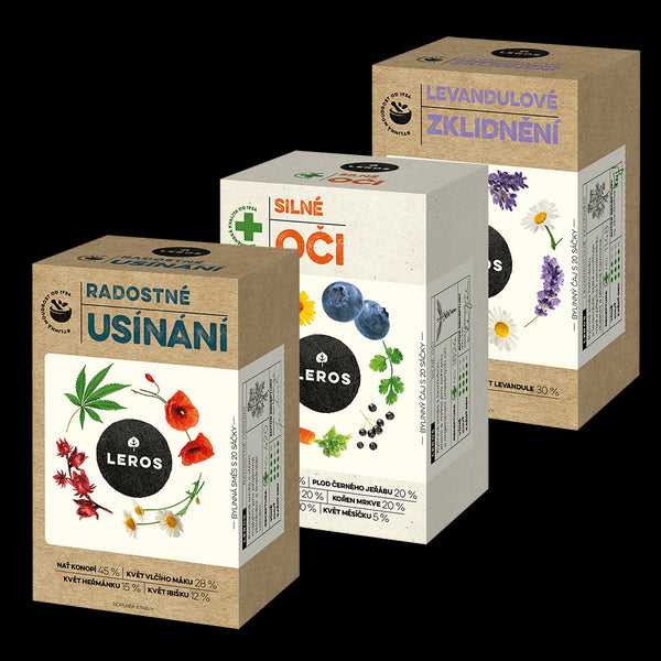 LEROS Dárková sada (3 x 20 nálev. sáčků) - Panu učiteli