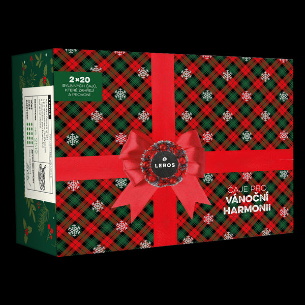 LEROS Dárková sada (2 x 20 nálev. sáčků) - Čaje pro vánoční harmonii