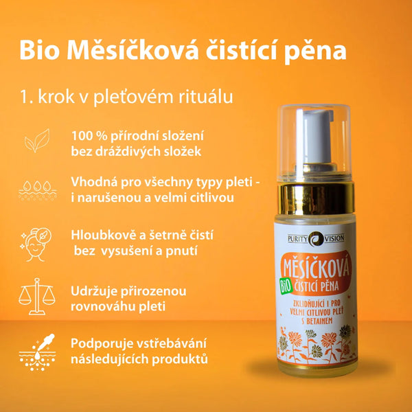 Purity Vision Měsíčková čisticí pěna (90 ml)