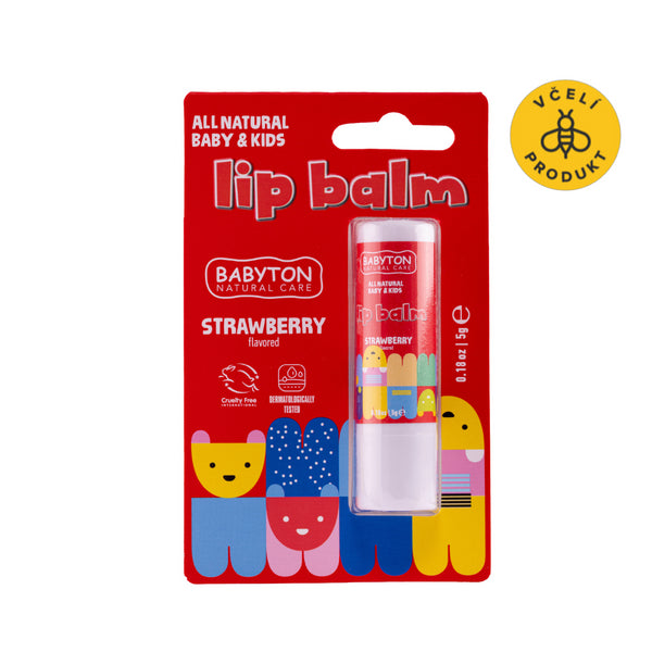 Babyton Dětský balzám na rty Jahoda (5 g)