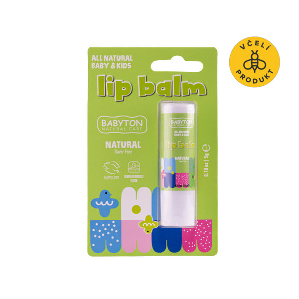 Babyton Dětský balzám na rty Natural (5 g)