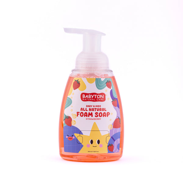 Babyton Dětské pěnové mýdlo na ruce Jahoda (350 ml)