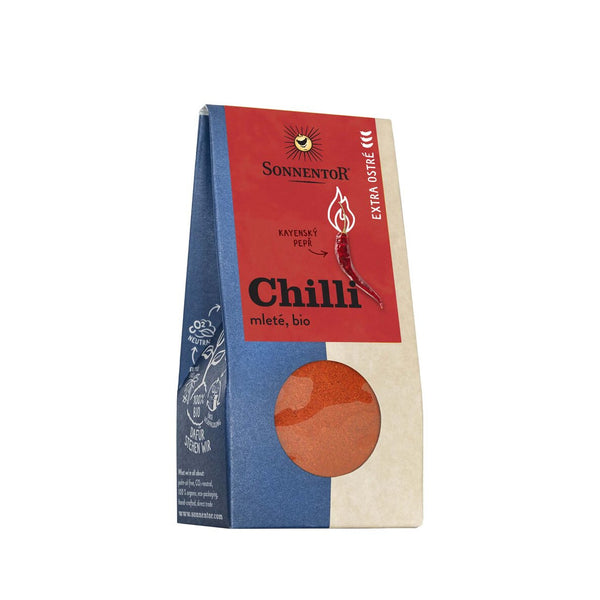 Sonnentor Chilli extra ostré (kajenský pepř) BIO - mleté (40 g)