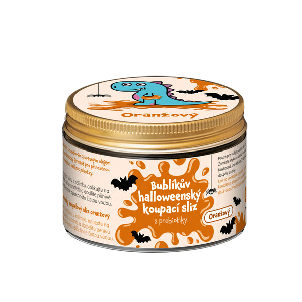 903784 Sliz koupací Bublíkův halloweenský s probiotiky - oranžový 140 g PURE HARMONY-1