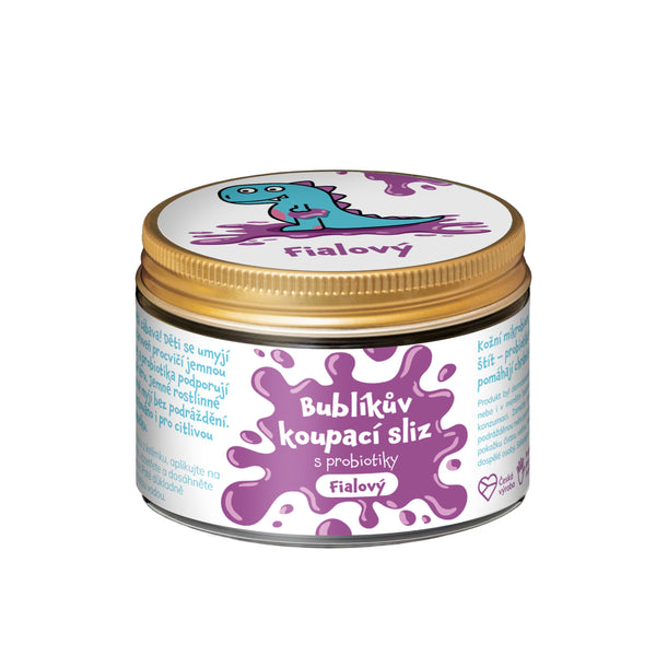 903795 Sliz koupací Bublíkův s probiotiky - fialový 140 g PURE HARMONY-1