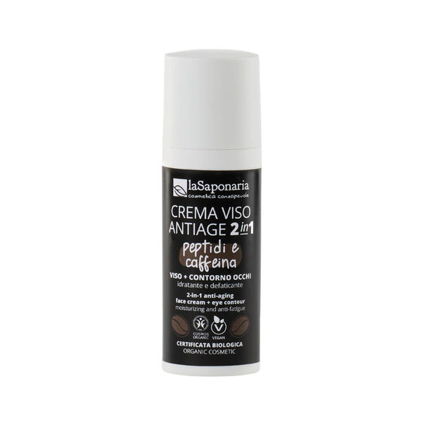 903807 Krém pánský Antiage 2v1 na tvář i oční okolí s peptidy a kofeinem 50 ml BIO LA SAPONARIA-1