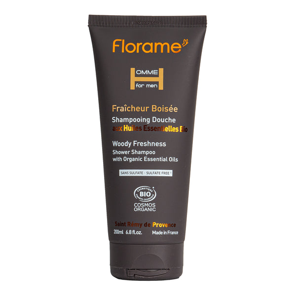 944213 Sprchový šampon HOMME Woody Freshness 200 ml BIO FLORAME-1