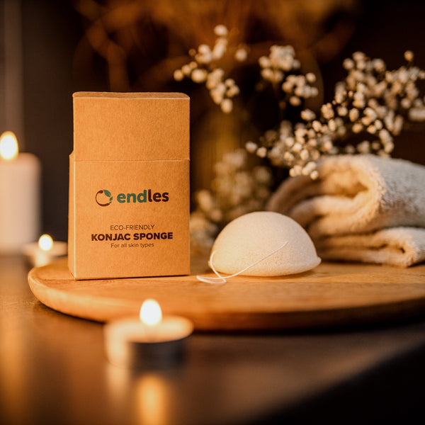 Endles by Econea Konjaková houbička - pro všechny typy pleti - pošk. obal