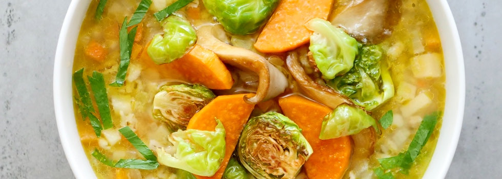 Hrstková polévka s hlívou — videorecept