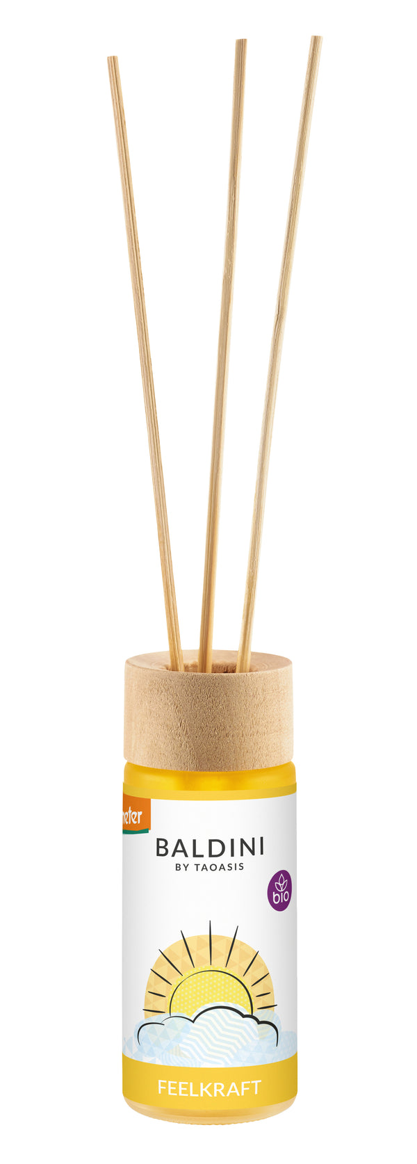 TAOASIS Baldini Aroma difuzér s tyčinkami FeelPower BIO (50 ml)