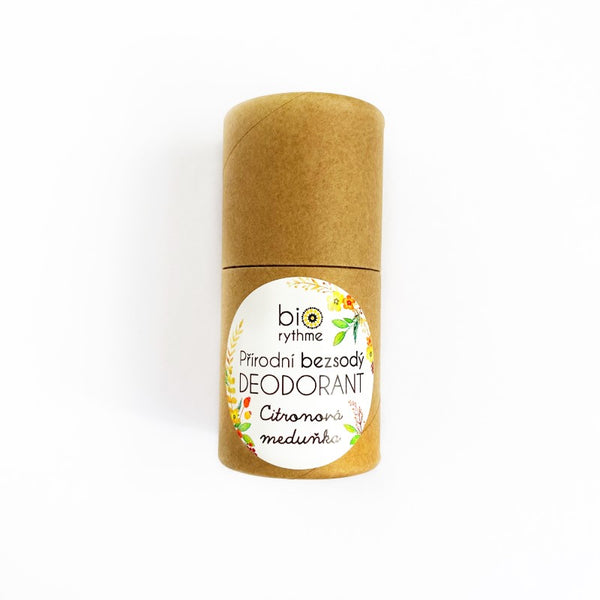 Biorythme Tuhý deodorant bez sody Citronová meduňka (35 g)