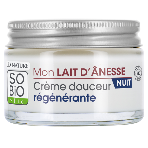 SO’BiO étic Krém noční regenerační s oslím mlékem BIO (50 ml)