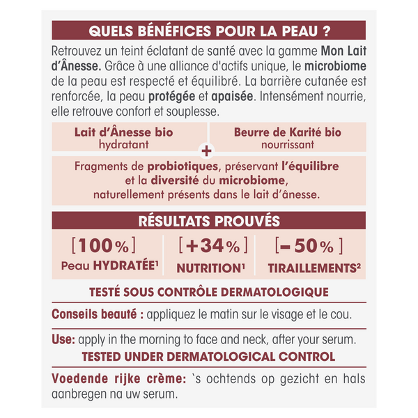 SO’BiO étic Krém bohatě vyživující s oslím mlékem BIO (50 ml)