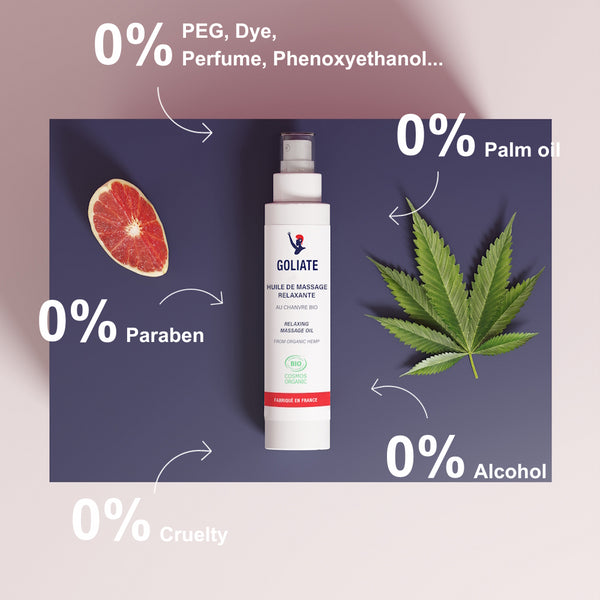 Goliate Relaxační masážní olej s ylang-ylangem a pačulí BIO (100 ml) - exp. 02/2026