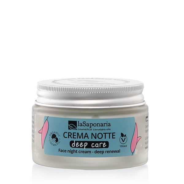 laSaponaria Noční pleťový krém Deep Care pro zralou pleť BIO - vzorek (3 ml)