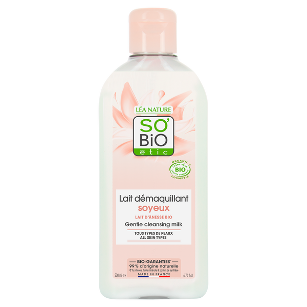 SO’BiO étic Mléko odličovací s obsahem oslího mléka BIO (200 ml)