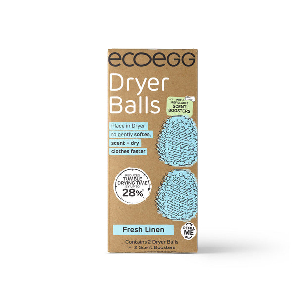 Ecoegg Vajíčka na sušení prádla - svěží bavlna (2 ks + 2 náplně)