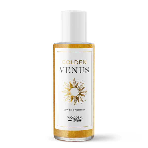 Wooden Spoon Třpytivý suchý olej Golden Venus (100 ml)