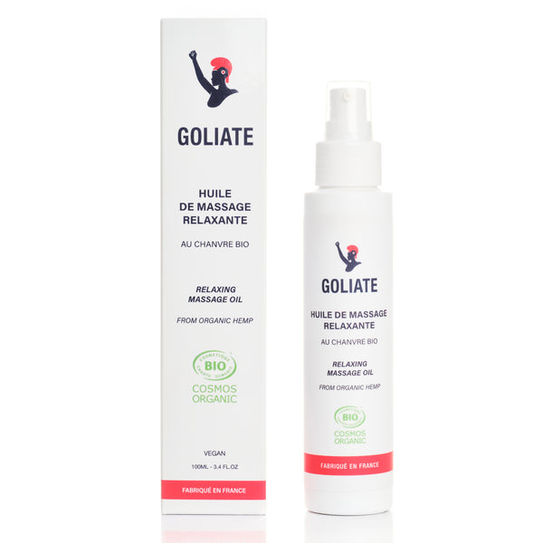 Goliate Relaxační masážní olej s ylang-ylangem a pačulí BIO (100 ml)