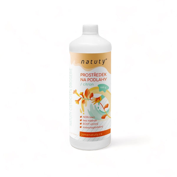 Natuty Prostředek na podlahy s vůní citronu (1 l)