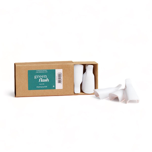 Manucurist Klipy pro odstranění Green Flash LED gel laku (5 ks)