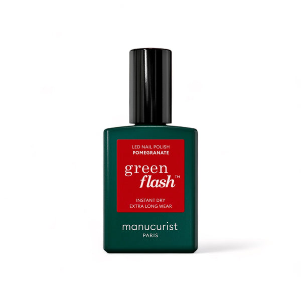 Manucurist Green Flash LED gel lak na nehty - Pomegranate (15 ml)