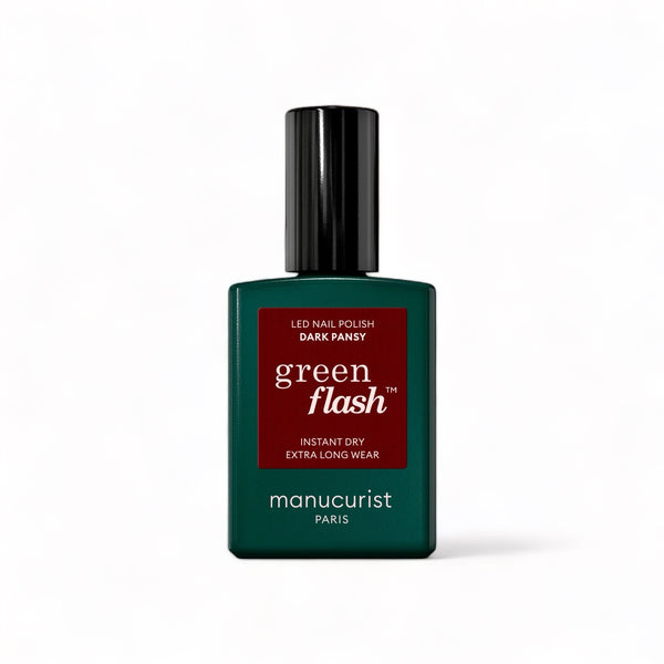 Manucurist Green Flash LED gel lak na nehty - Dark Pansy (15 ml)