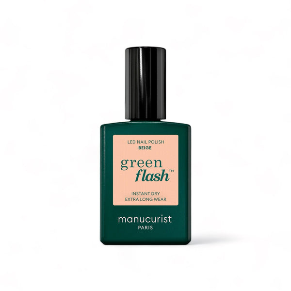 Manucurist Green Flash LED gel lak na nehty - Beige (15 ml)