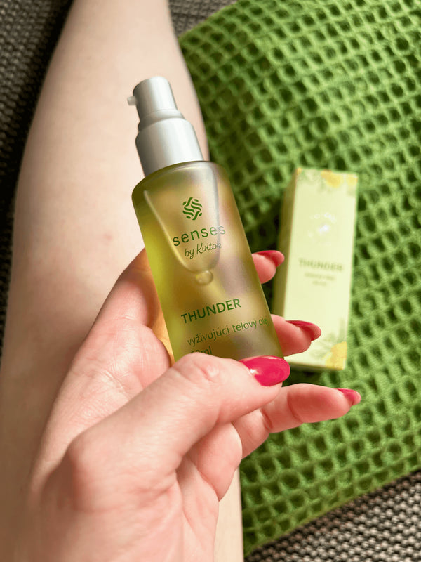 Kvitok Senses Vyživující tělový olej Thunder (50 ml)