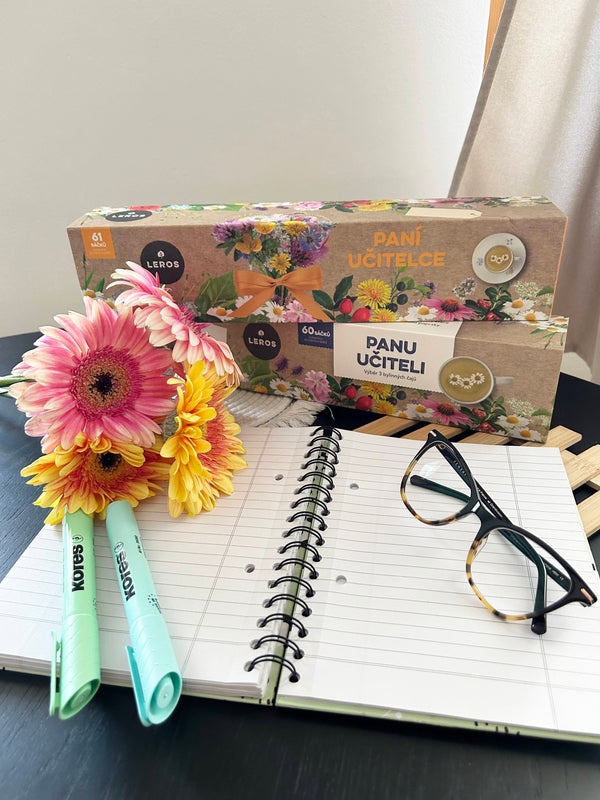 LEROS Dárková sada (3 x 20 nálev. sáčků) - Panu učiteli