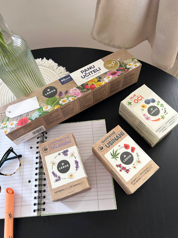 LEROS Dárková sada (3 x 20 nálev. sáčků) - Panu učiteli